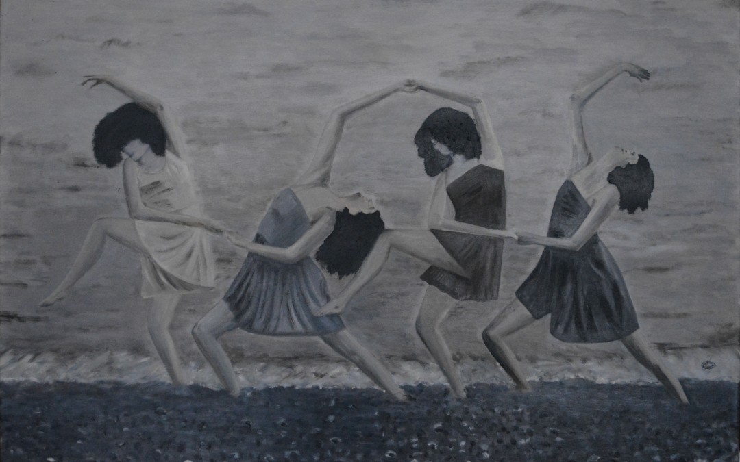 Bailando a la orilla del mar