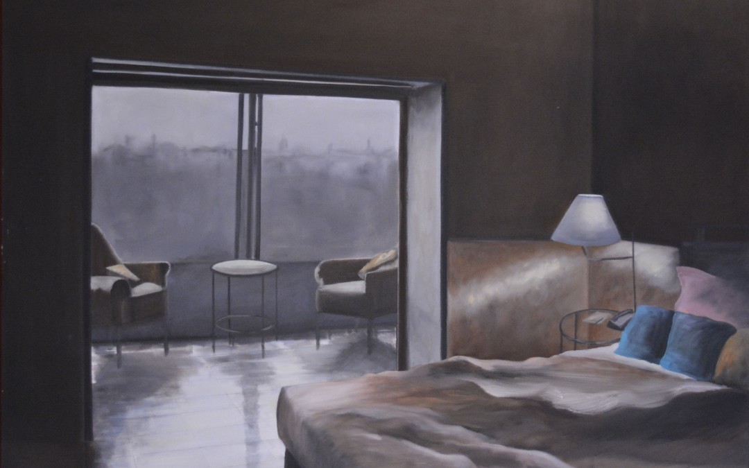 La habitación en penumbra