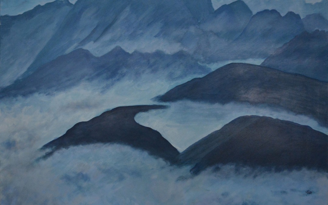 Las montañas azules